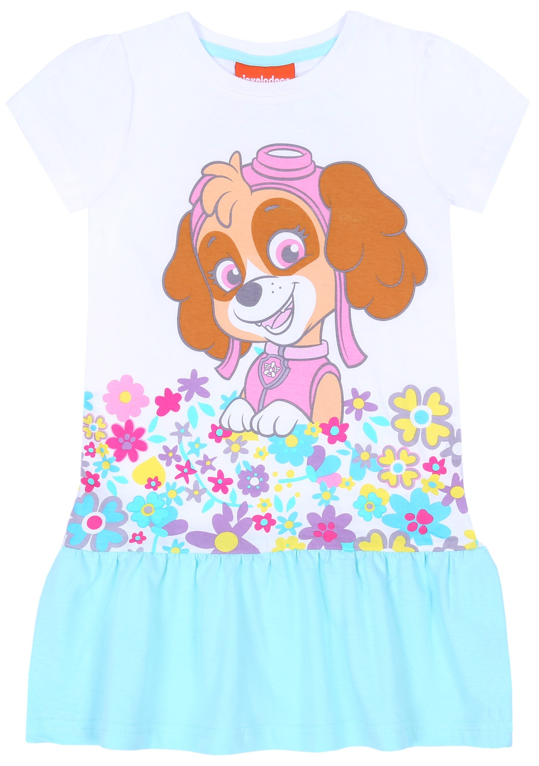 Biało-miętowa, letnia...