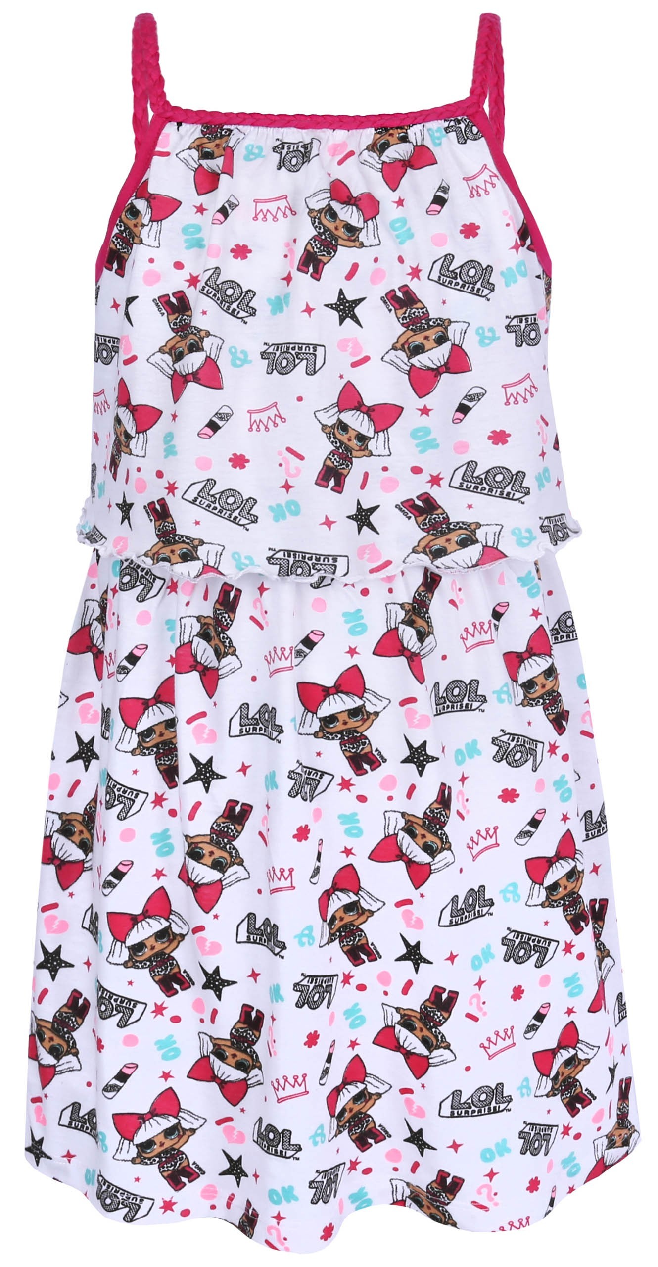 Biała, dziewczęca sukienka...