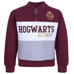 Bordowo-szary, dziewczęcy dres HOGWARTS ALUMNI Harry Potter