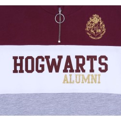 Bordowo-szary, dziewczęcy dres HOGWARTS ALUMNI Harry Potter