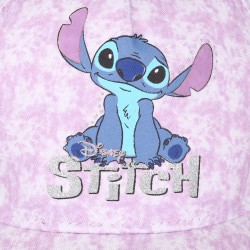 STITCH Disney Dziewczęca czapka z daszkiem, fioletowa czapka