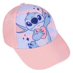 Stitch Disney Różowa czapka z daszkiem, dziewczęca czapka