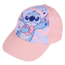 Stitch Disney Różowa czapka z daszkiem, dziewczęca czapka