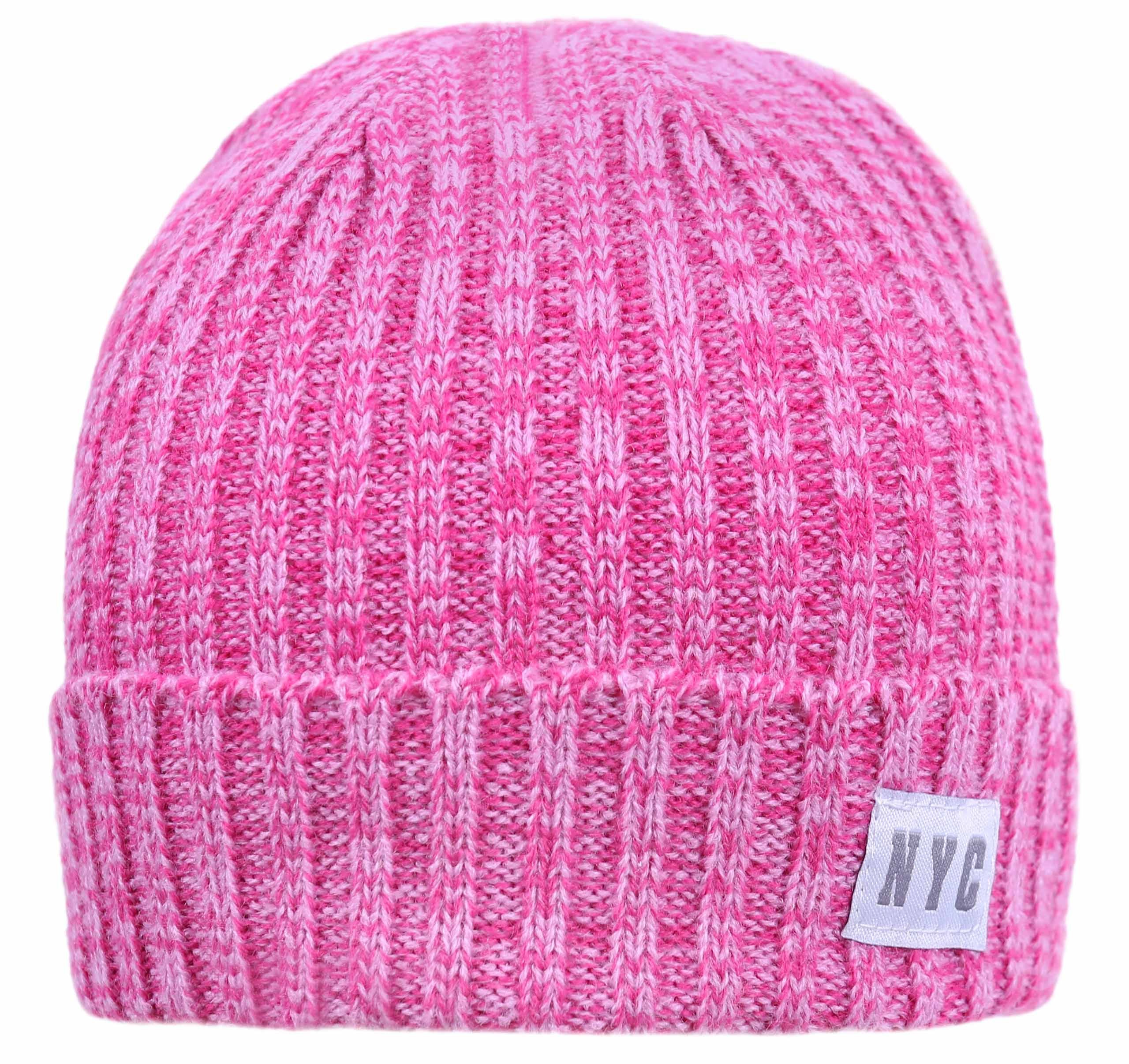 Różowa czapka NYC