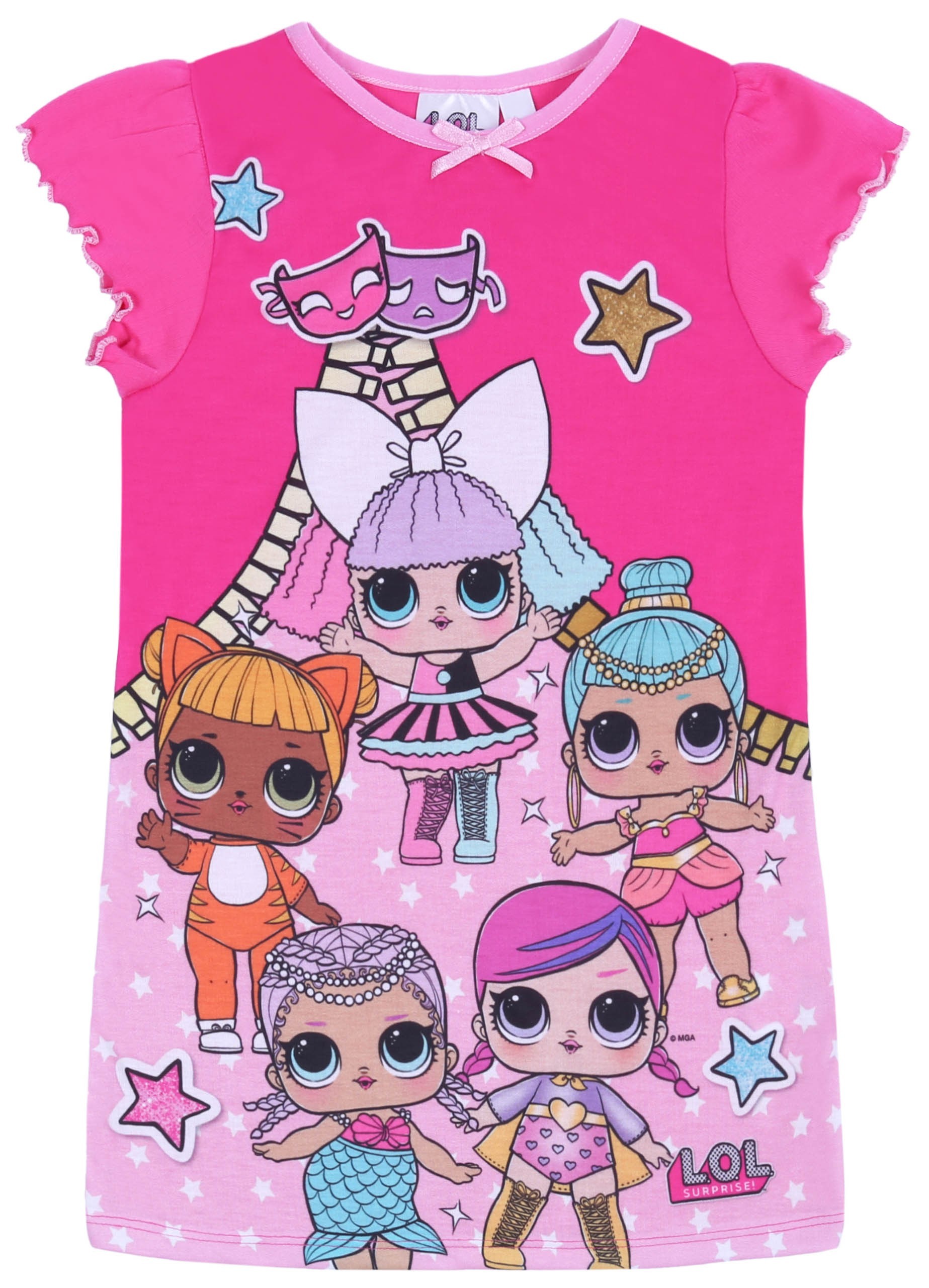 Różowa, dziewczęca koszula...