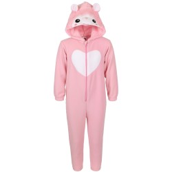 Lama Polarowa piżama jednoczęściowa, dziecięce onesie z kapturem