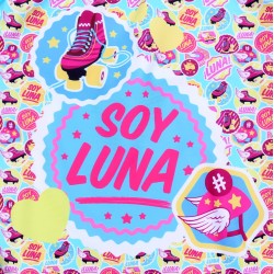 Jednoczęściowy, turkusowy strój kąpielowy SOY LUNA Disney