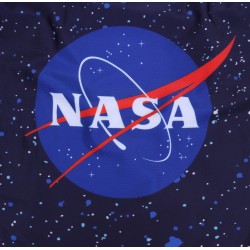 Granatowy jednoczęściowy strój kąpielowy z logo NASA