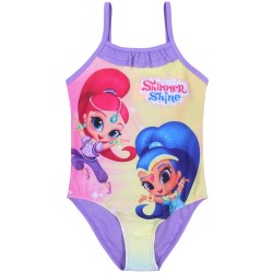 SHIMMER & SHINE Jednoczęściowy kostium kąpielowy, fioletowy