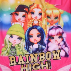 Różowy, dziewczęcy strój kąpielowy Rainbow High