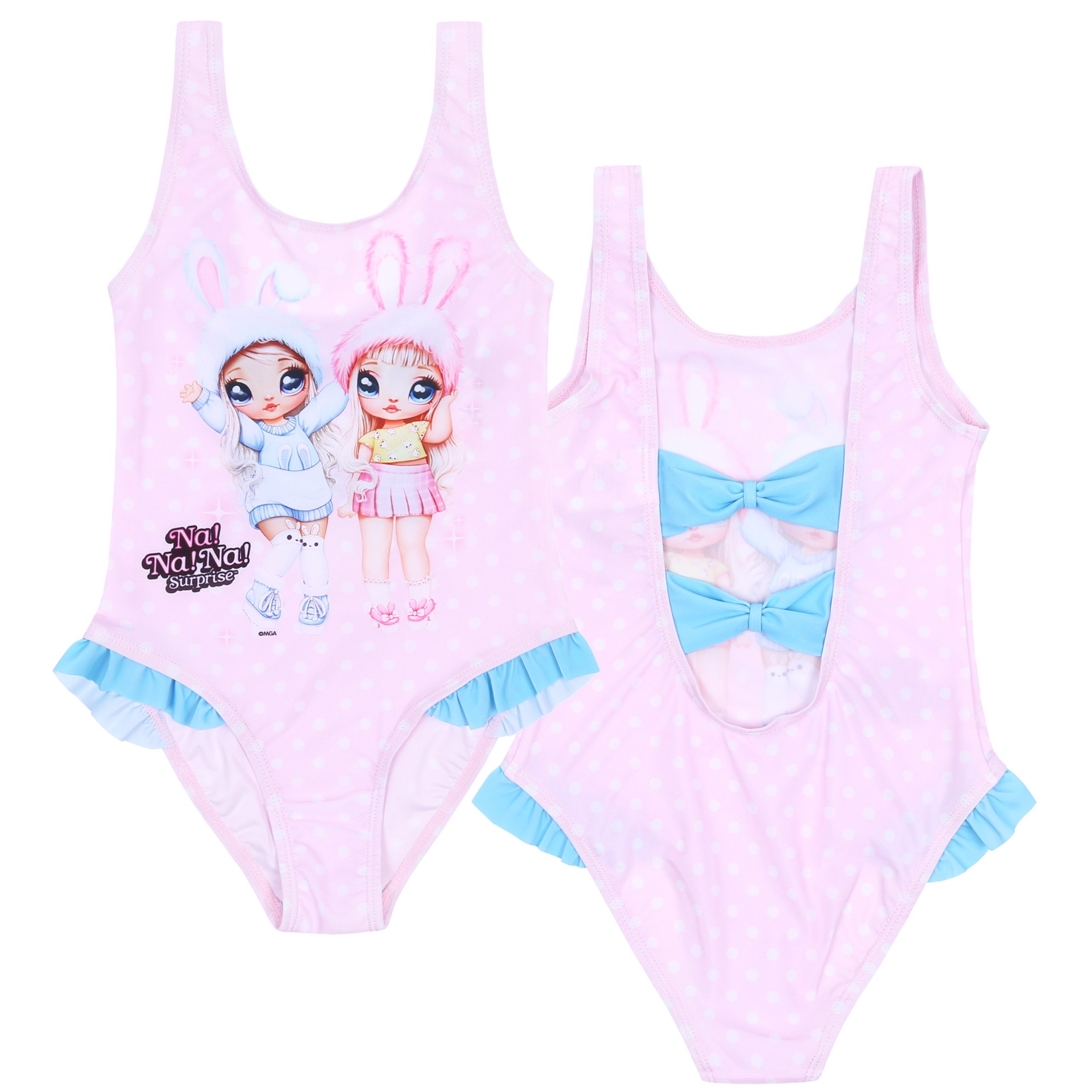 Różowy strój jednoczęściowy...