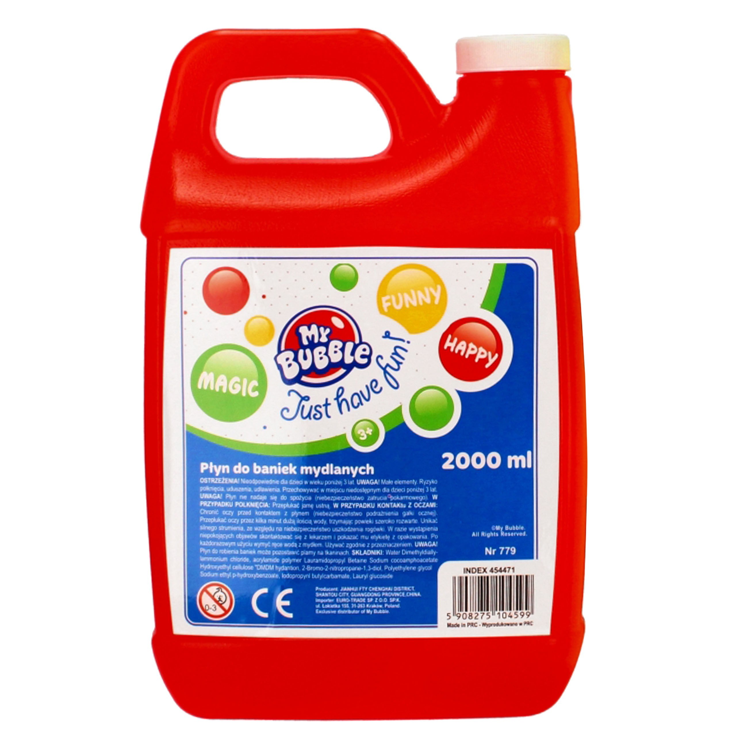 Płyn do baniek mydlanych 2L...