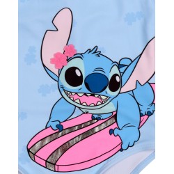 DISNEY Lilo i Stitch Dziewczęcy strój kąpielowy, niebieski strój kąpielowy, jednoczęściowy