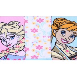 3x Kolorowe skarpetki/stopki-Elsa i Anna, Kraina Lodu DISNEY