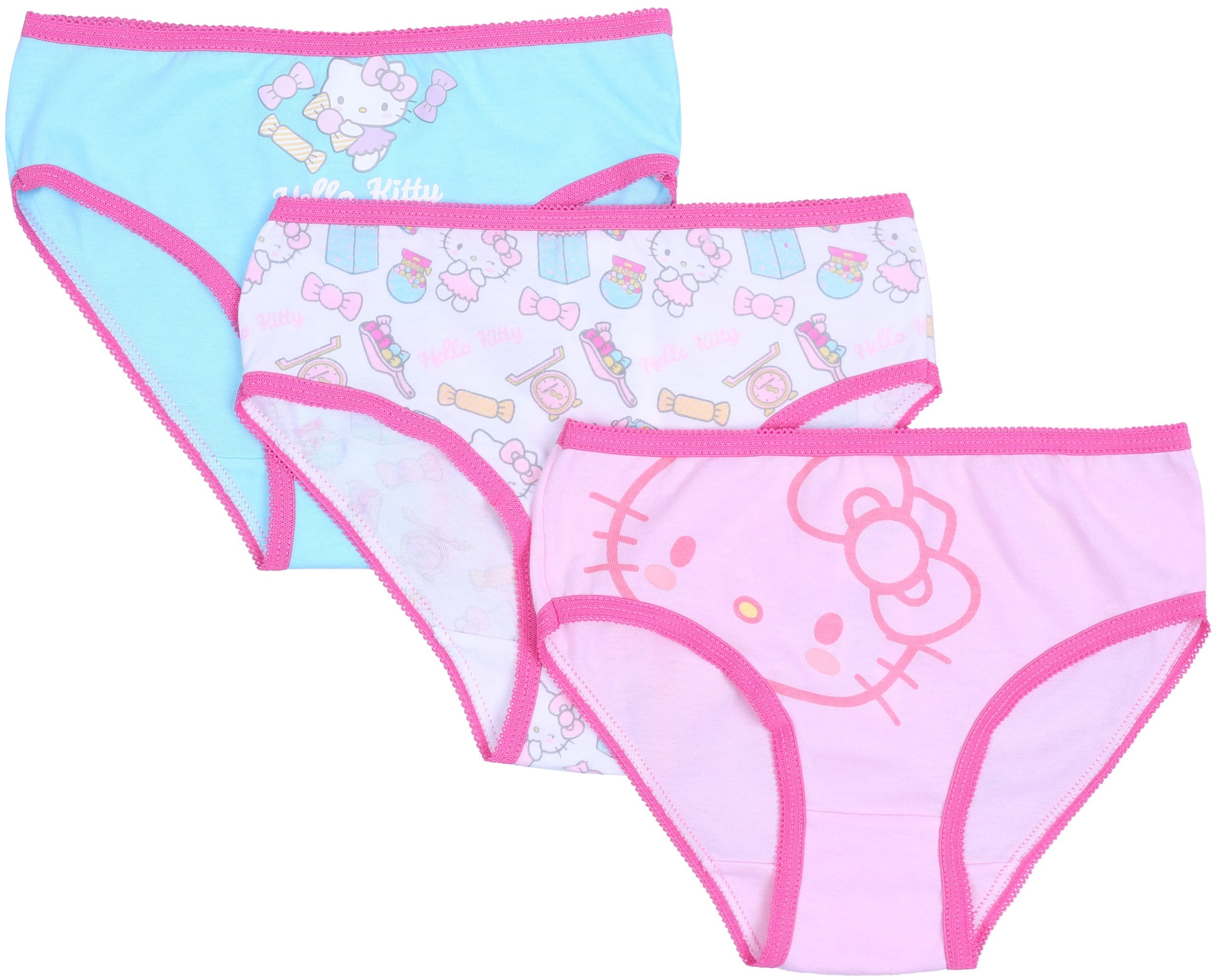 3x Figi dziewczęce kolorowe...