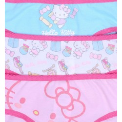 3x Figi dziewczęce kolorowe Hello Kitty