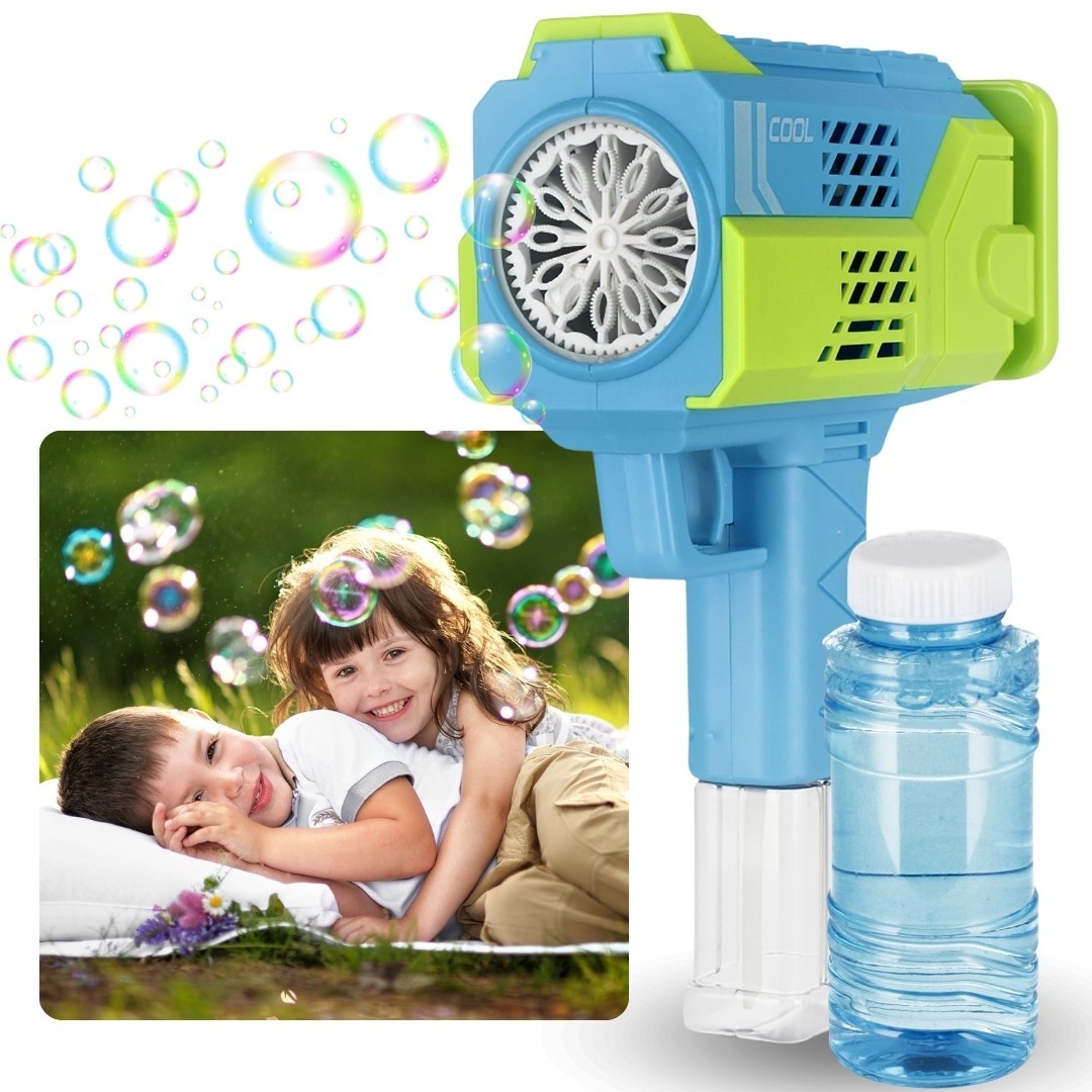 Bańki mydlane, niebieski...