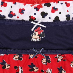 6x Dziewczęce majtki z kokardką Myszka Minnie DISNEY, certyfikat OEKO-TEX STANDARD 100